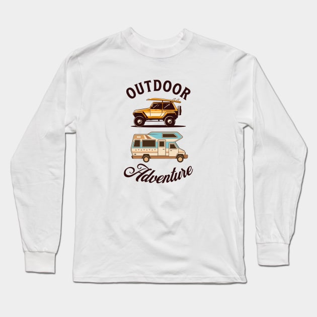 Outdoor Adventure Long Sleeve T-Shirt by Glenn Landas Digital Art